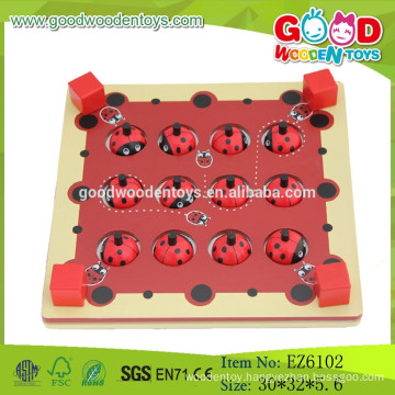 2015 New Wooden Pattern Memory Toy,Intelligent Ladybird Memory Game,Educational Toys For Kids